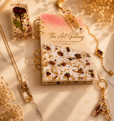 Corporate & Stationery — The Art Galaxy Corporate diary cover with resin preservation finish