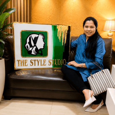 Is This Handmade or Machine-Made? What to Expect From a Handcrafted Piece Shilpa Amit Shrivastava, resin artist, with a display of her handmade preservation pieces